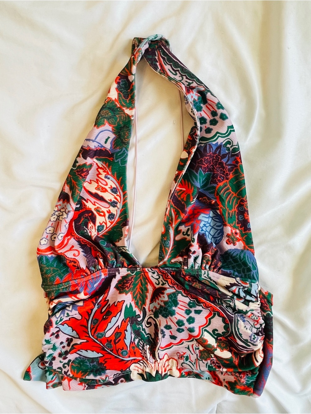 Urban Outfitters Multicolor Paisley Halter Women’s Top